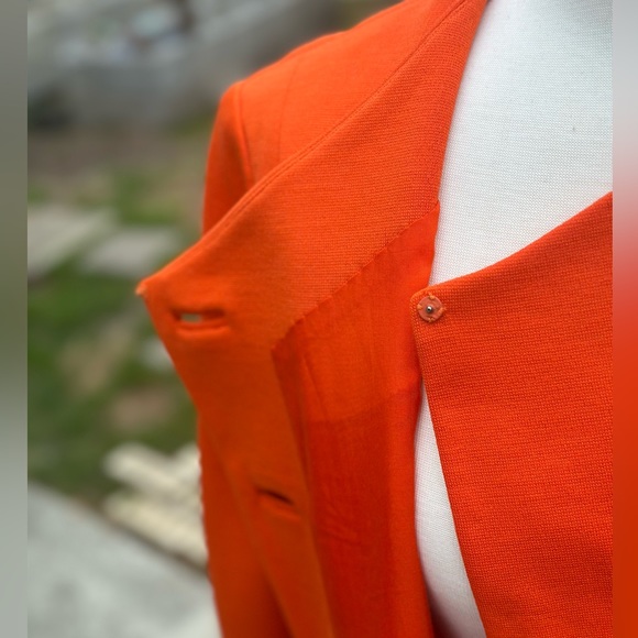 Retro Orange 60’s Vintage SciFi Star Trek Dress - Picture 10 of 10